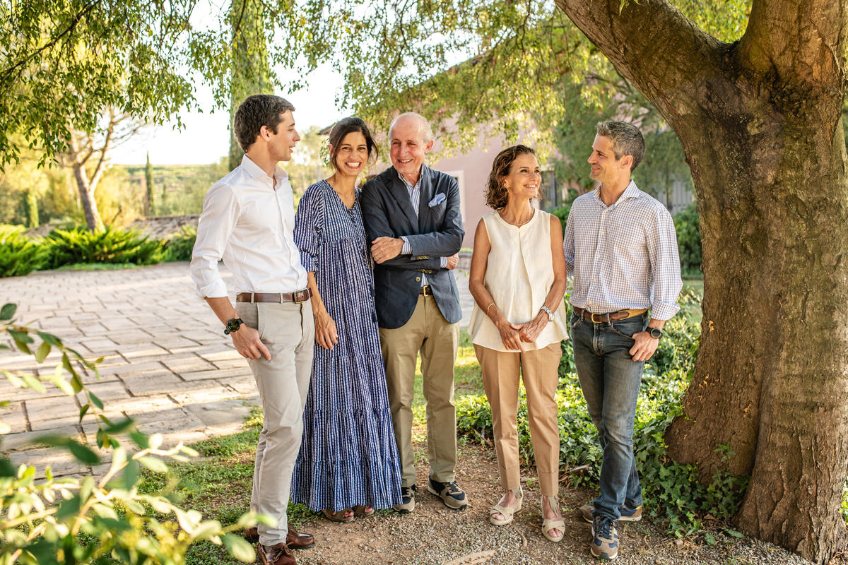 The Roqueta family at Masia Roqueta